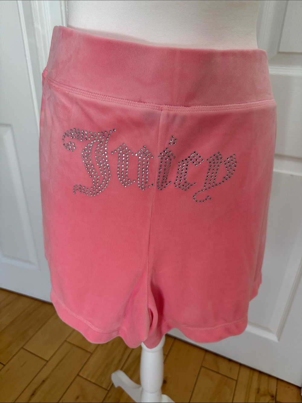 Juicy Couture Pink Velour Shorts